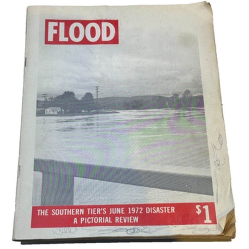 Flood Disaster Magazine Southern Tier NY June 1972‎ Pictorial Review History
